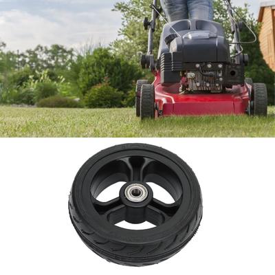 Rubber Solid Rubber Wheel 5 Inch Hand Truck Wheel Durable Grass Trimmer Wheel  Hand Truck