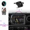 Pour Jeep Wrangler JL 2018 2019-2023 Support de téléphone de voiture Support chargeur sans fil Support de téléphone Serrage automatique Base de support magnétique puissante