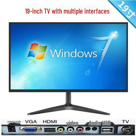 Frameless LED Computer Monitor: 19-27 Inch, Flat & Curved HD LCD Screen