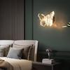 Light Luxury LED Butterfly Wall Lamp Dimmable Rotatable for Bedroom Bedside Aisle Villa Home Decor Free Shipping