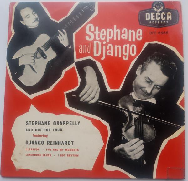 

7inch Record STEPHANE GRAPPELY & HIS HOT FOUR, D - Stephane And Django DFE6366 DECCA UK Jazz Used
