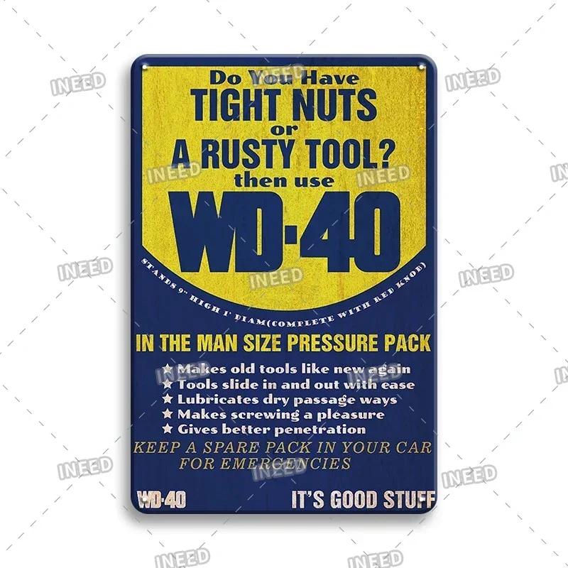 Funny Sarcastic Quote Vintage Retro Metal Tin Signs Man Cave Garage Home Wall Decor
