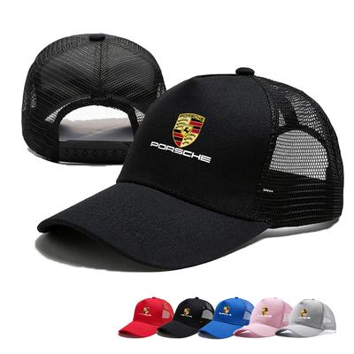 For Porsche Logo Car Duck Tongue Cap 3D Hat Motorcycle Racing Baseball Cap Hat Adjustable Casual Trucket Hat Hip Hop Shade Hat