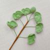 Foglie creative all'uncinetto Lavorazione a maglia Foglia Fiore all'uncinetto Mazzo Decorazione Pianta tessuta a mano Decorazione per la casa