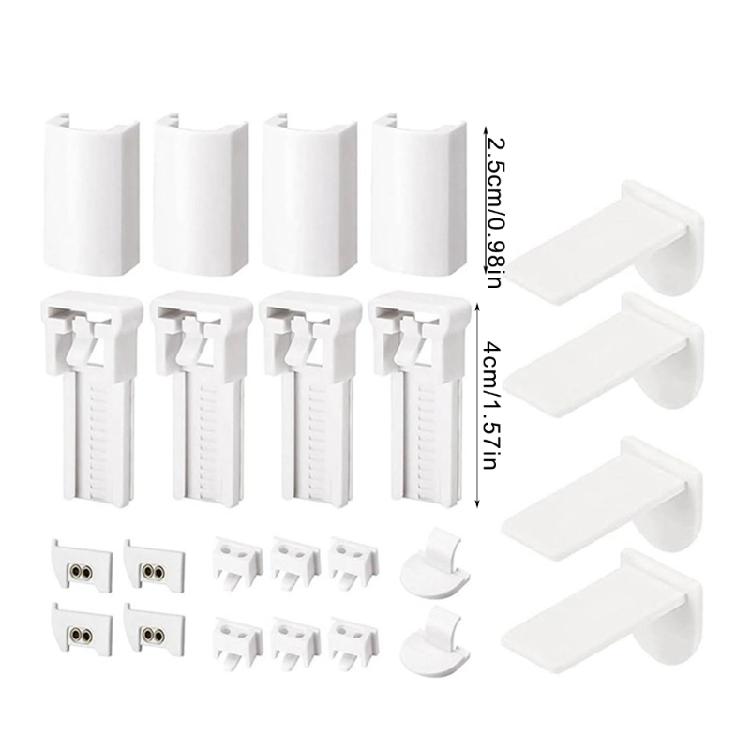 1 Set Window Pleats Blind Mounting Brackets Accessories Rolling Curtain Clamps Support Window Shade Replacement Parts