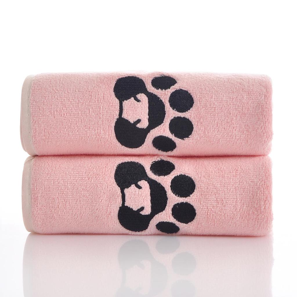 Cross-border Pet Microfiber Embroidered Absorbent Towel