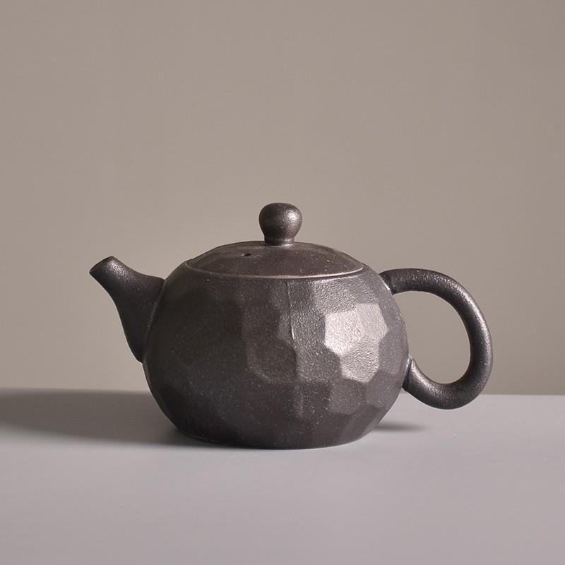 250ml Palace Style Retro Ceramic Teapot Coarse Pottery Gongfu Tea Set Xishi Teapot