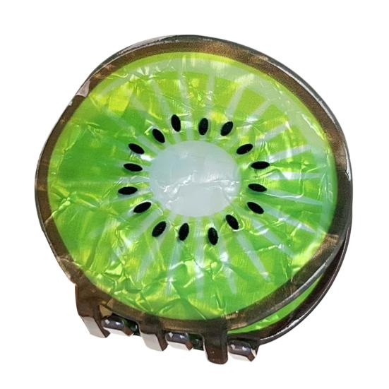 Fruit Shape Hair Claw Clip, Orange Lemon Lime Hair Clip, Non Slip Strong Hold Round Hair Clamp, Hair Accessories for A