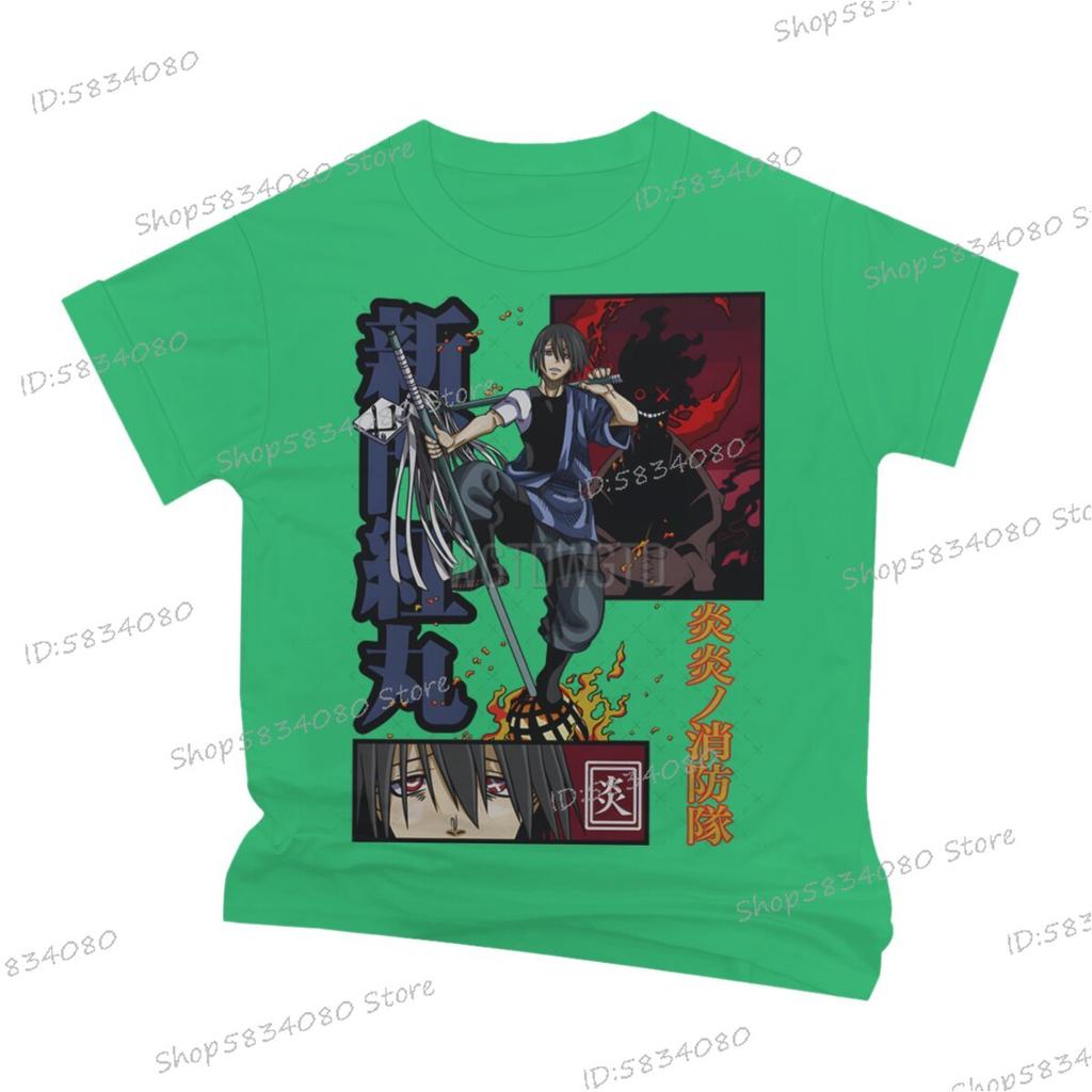 Anime Fire Force Printed Cool TShirt Anime Unisexga Adult Vintage Soft Tees Gift for Him Classic Fire Force Streetwear Tshirts