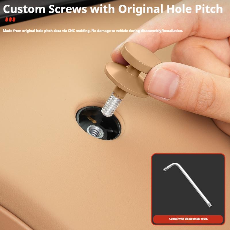 For Xpeng GX Xiaopeng GX 2026 Car Dashboard Storage Hooks Fixed Screws Interior Modification Accessories