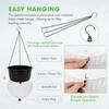 1pc Hanging Planters Self Watering Hanging Baskets for Indoor Outdoor Plants Flower Plant Pot Garden Planters 2 Different Pieces