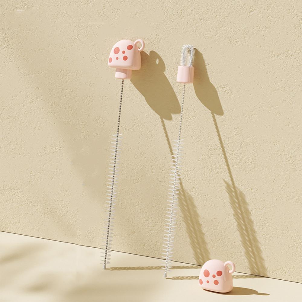 

Long Handle Water Bottle Cleaner Brush Soft Brush Head Straw Cleaner Brush Bird Feeder Cleaning