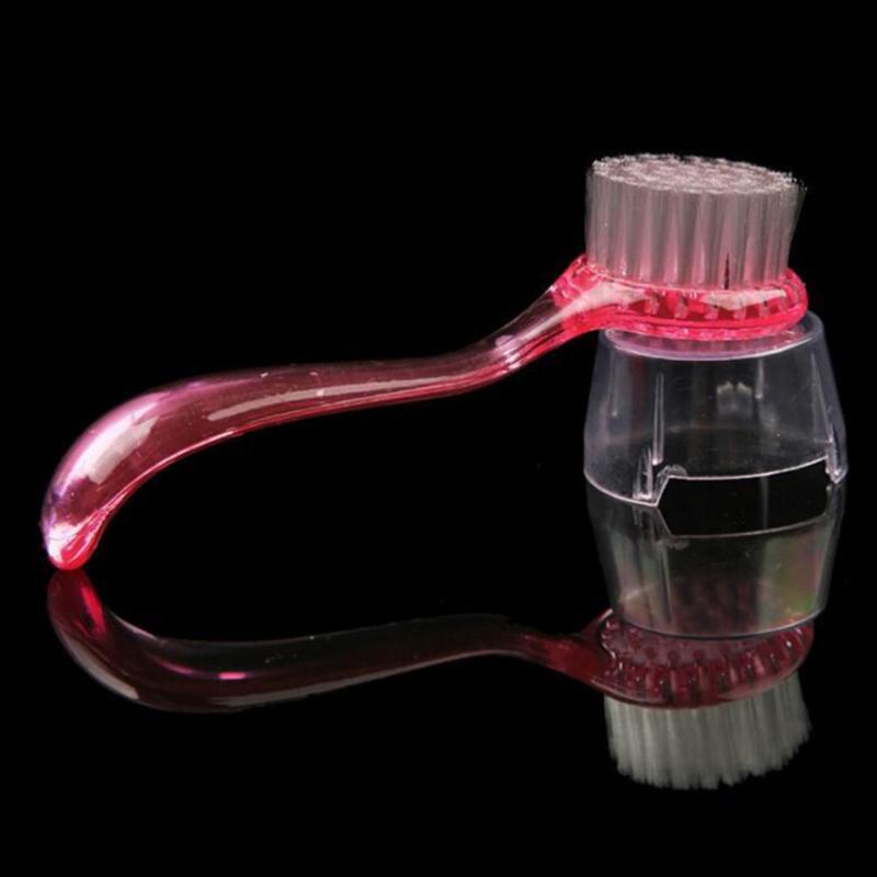 1PC Scrubbing Soft Art Nail Brush Remove Dirt Practical Fingernail Manicure Tools Random Color