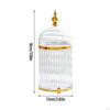 Coffee Spoon Dessert Fork Holder Clear Storage Jars with Lids ,Modern Kitchen Utensil for