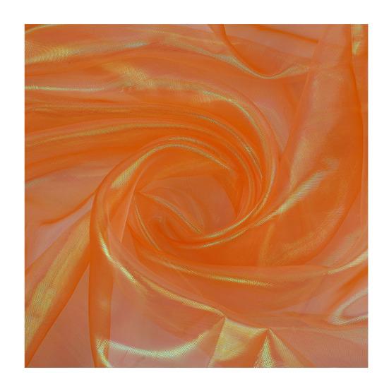 Organza Fabric for Wedding Decorations Party Wear, 2 Yards Long 59-Inch Wide, Rainbow Holographic Gauze for DIY Photography Backdrops, Personalized