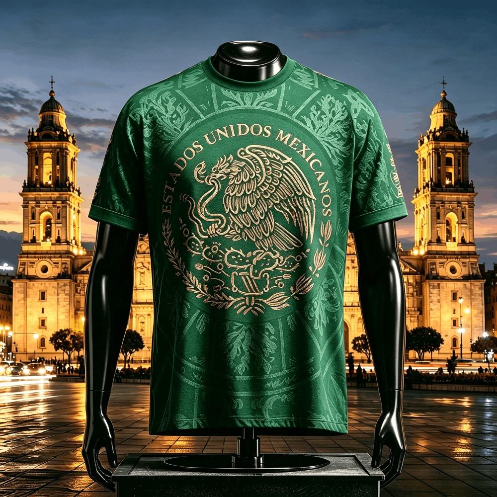 Summer Mexico Special Edition 2026 Football T-Shirt Jersey Adult Fashion Print for Men