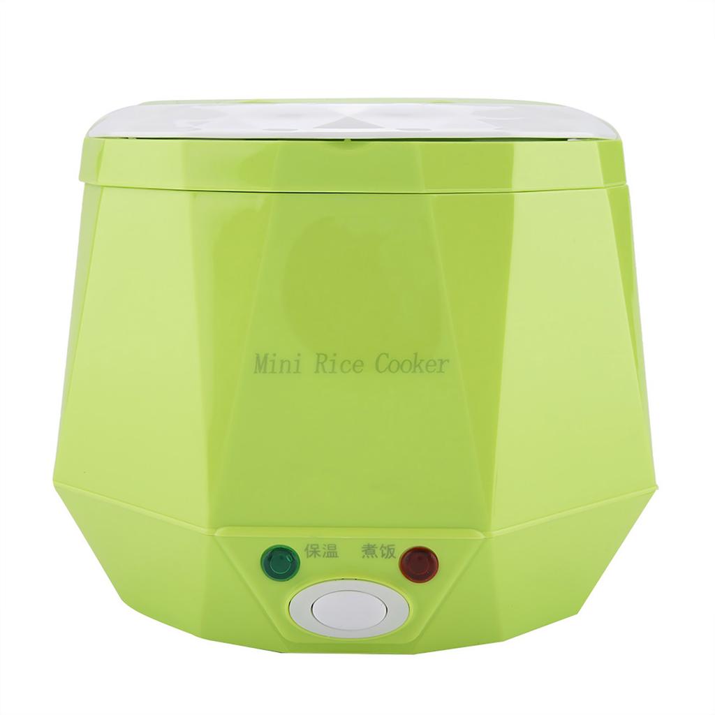 24V 140W 1.3 L Electric Portable Multifunctional Rice Cooker Food Steamer for Truck(Green)