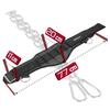 Dip Belt Strong Weight Belt With Chain - Premium P03