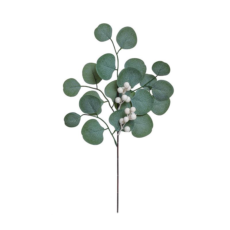 Artificial Willow Leaf Simulated Eucalyptus Leaf Green Plant for Home Flower Arrangement Decoration Xmas Party Supplies DIY