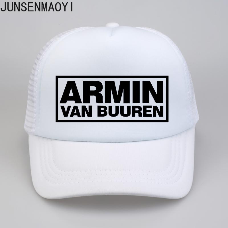 Armin Van Buuren Kappe DJ Fans Trucker Mesh Cool Baseballkappen Together In A State of Trance Kappe Damen Unisex Musikkappe Hut Sonnenhut