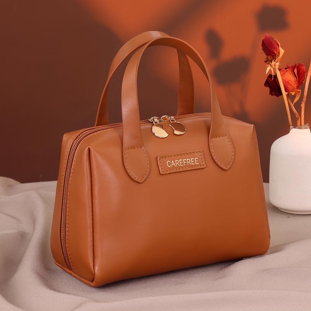 Borsa da Trucco Portatile Piccola Beiying Stile Francese, Multifunzionale e di Alta Gamma per Viaggio, Borsa Portatile da Trucco da Donna