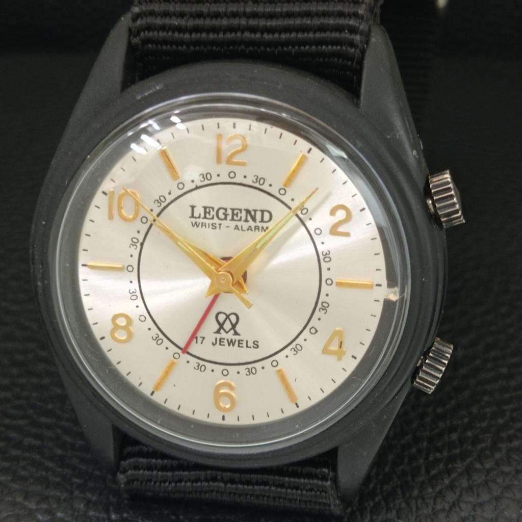 VINTAGE LEGEND HAND-WINDING SWISS MENS REFURBISHED ALARM WATCH A707529-1