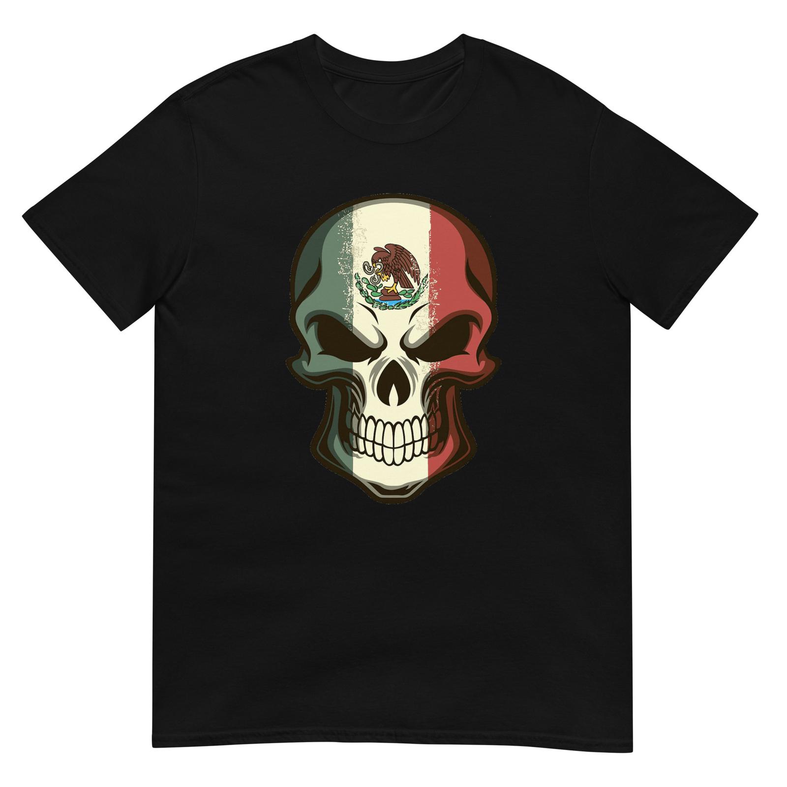 0004 Mexican Calavera Short-Sleeve Unisex T-Shirt S разноцветный