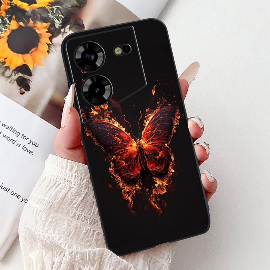 For Tecno Pova 5 Case LH7n Cute Fashion Pattern Cover Soft TPU Phone Cases For Tecno Pova 5 Pro LH8n Pova5 Pro Back Cover Bumper
