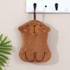 Cartoon Kitchen Hand Towel - Thick, Absorbent, Lint-Free, Cute Hanging Dishcloth for Bathroom and Household Use