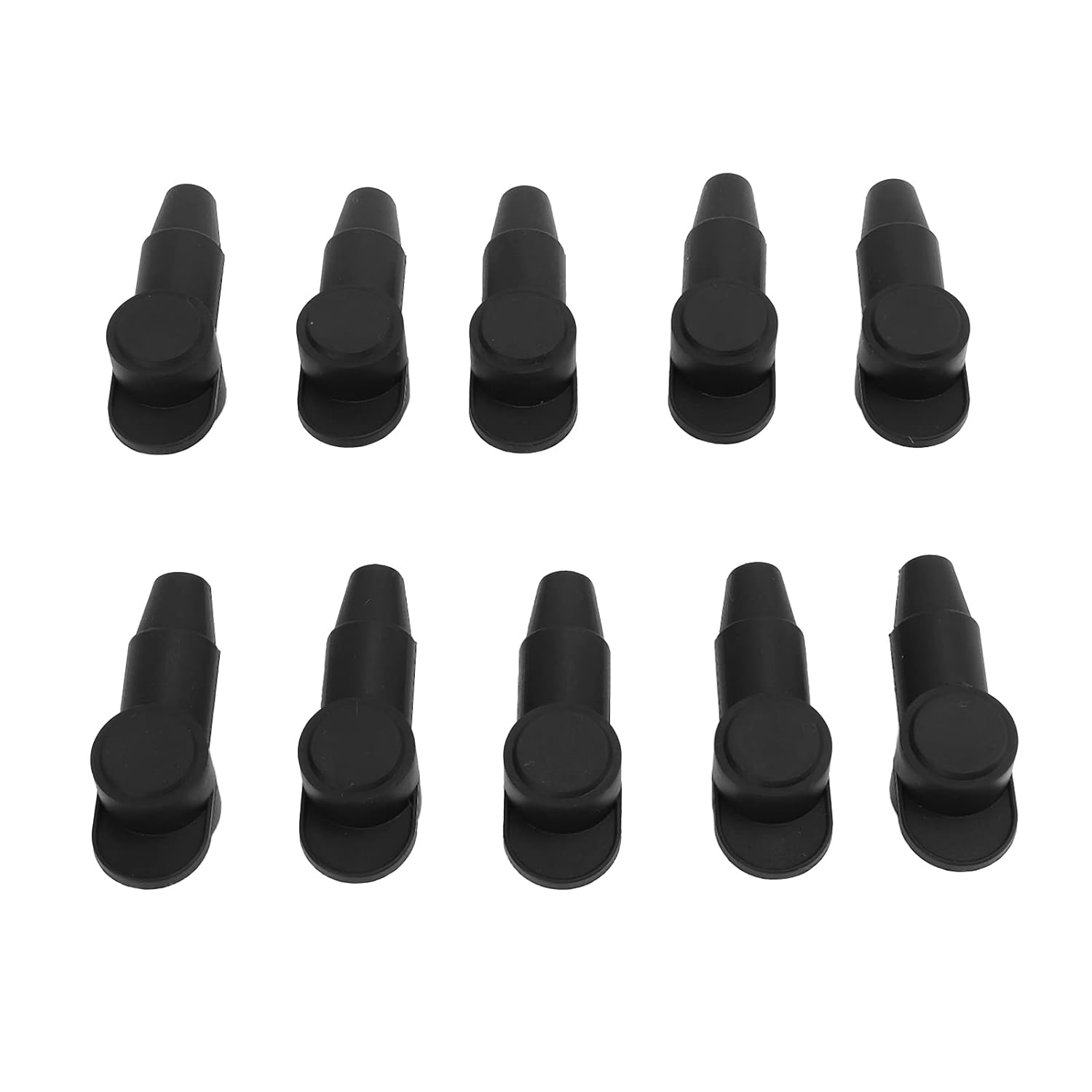 

Car Battery Terminal Protector Covers, 10Pcs Silicone Terminal Covers Battery Multi Purpose Easily Use Safer R End Cover for Alternators Starters