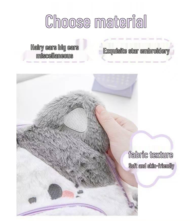 Niedlicher Cartoon Plüschrucksack - Leicht, vielseitiger Moe-Stil für Damen, lässige Pendeltasche mit Puppendesign