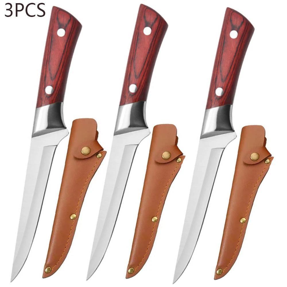 6inch Kitchen Boning Knife for Meat Cutting Stainless Steel Fruit Paring Knife Cut Meat Pork Beef Sheep Knife Kitchen Supplies