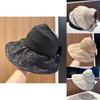 Fashionable Women's Summer Sun Hat With Big Brim Butterfly Bow Outdoor Cycling Sun-shading Cap