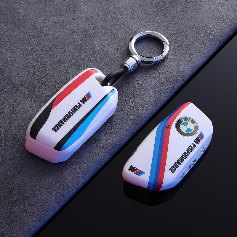 Hot 2025 Carcasă Capac Cheie Auto din Aliaj Protecție Coajă Fob Pentru BMW I7 X7 G07 LCI IX I20 X1 U11 Seria 7 G70 G09 XM U06 G81 M3 Cheie Acces