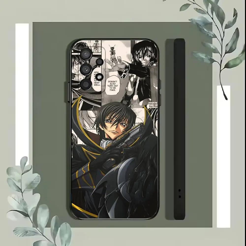 luxury comic cartoon Code Geass  Phone Case For Samsung S25,S24,S21,S22,S23,S30,Ultra,S20,Plus,Fe,Lite,5G Black Cover