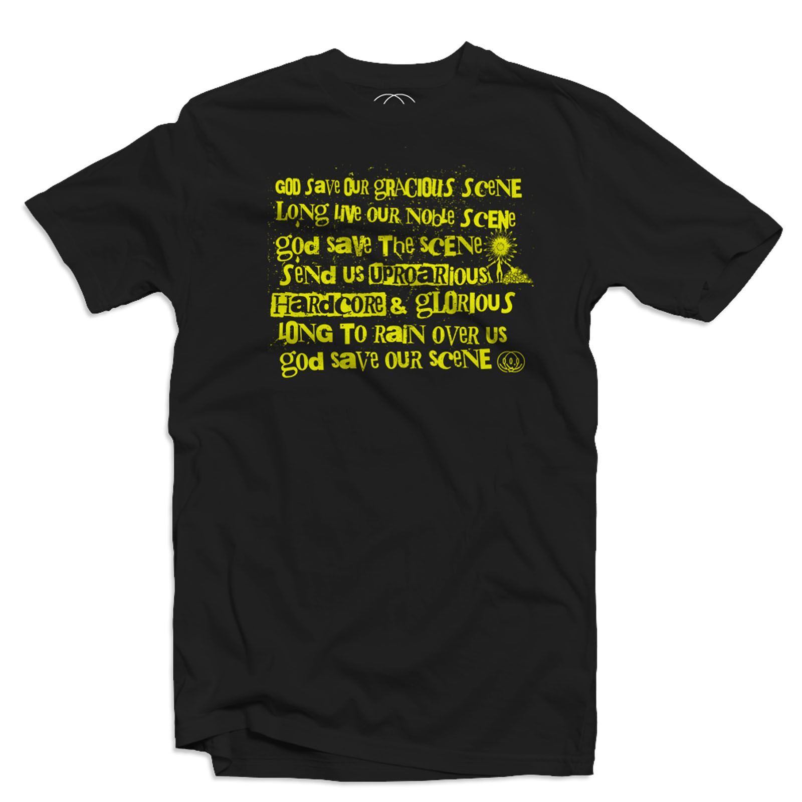 Футболка God Save Our Scene - Old Skool Rave Acid House Music DJ EDM XL