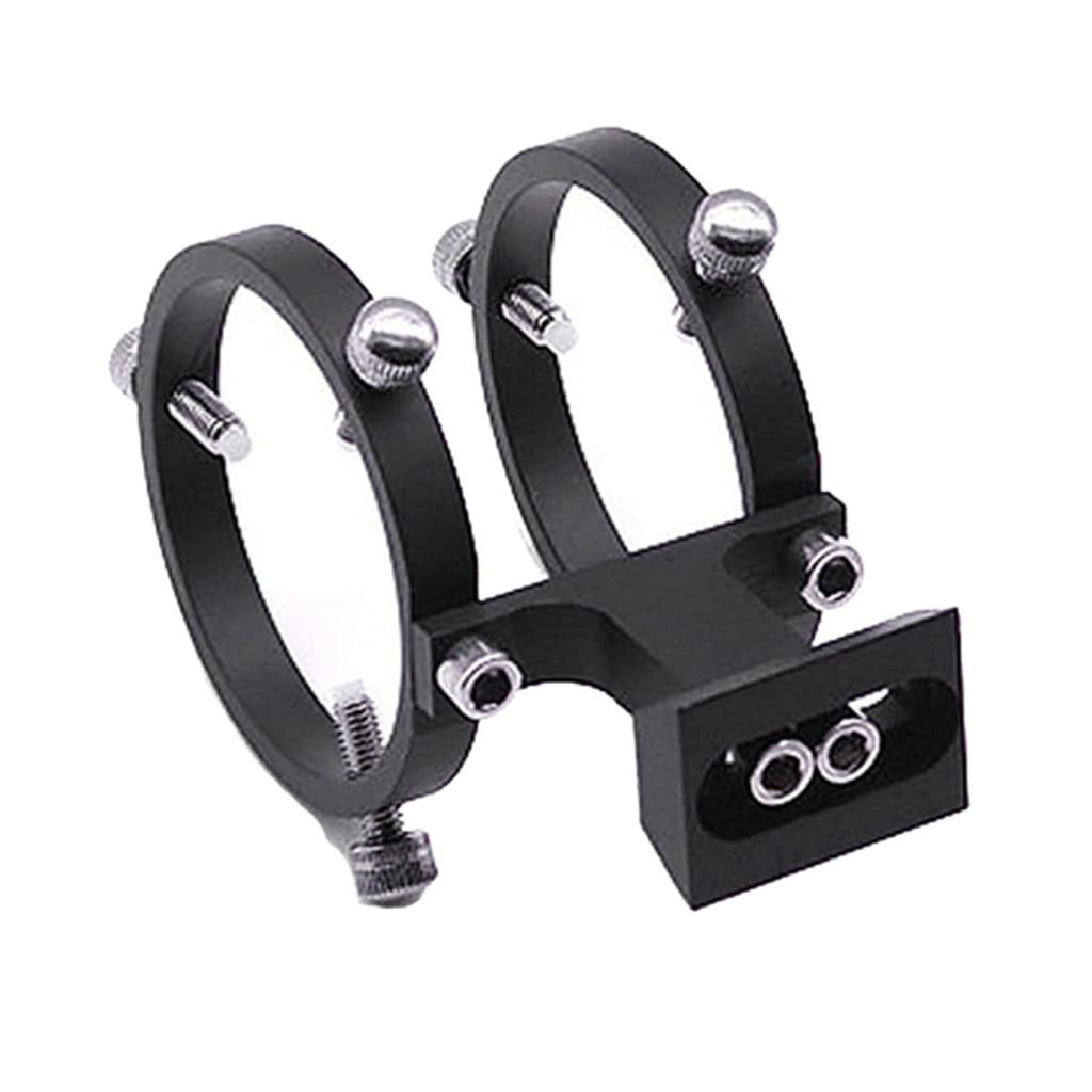 Dovhmoh Adjustable Pointer Finder Scope Bracket 6-Point Guide Scope Ring Mount for Astronomical Telescope, 50mm (18mm-49mm)