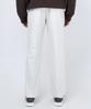 Seuteulaikeu Elegant Double-Pleated Wide Trousers (Ivory)
