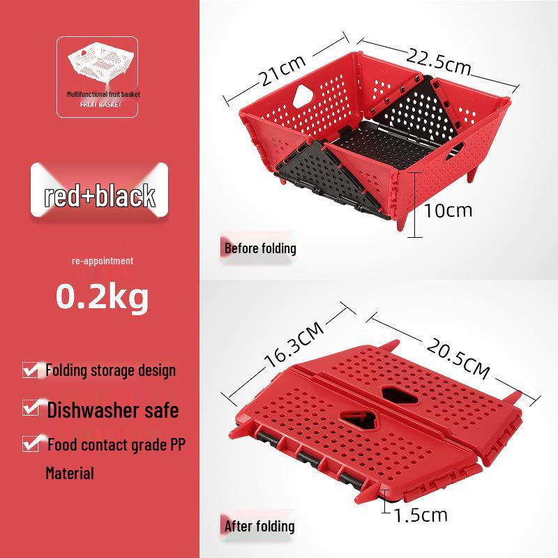 Multifunktioneller faltbarer Obstkorb & Gemüsewaschbecken