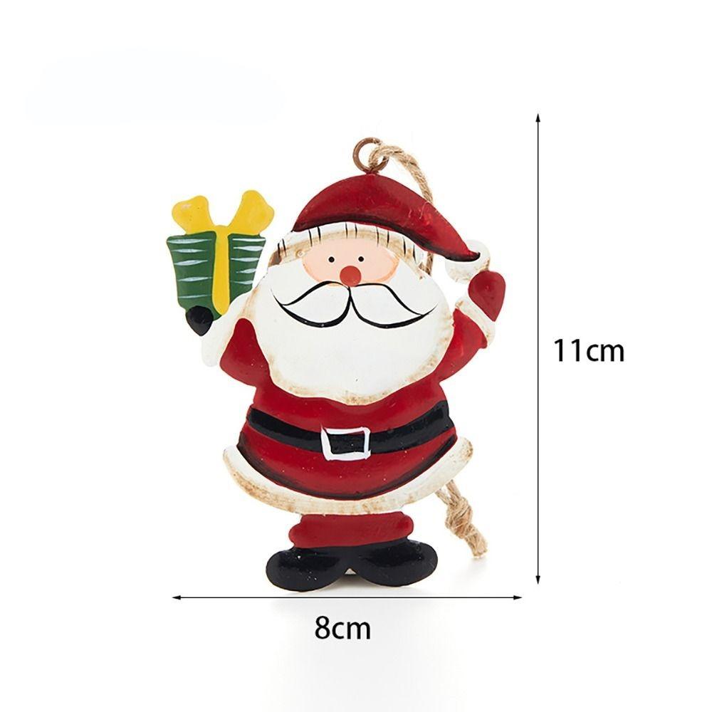 Letters To Santa Christmas Hanging Postbox Creative Santa Claus Xmas Ornament Handmade Christmas Tree Decor New Year Party