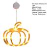 Autumn Decoration Light with Suction Cup IP55 Waterproof Easy to Install Battery Operated Halloween Decorative Window LED Light