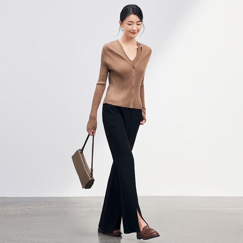 JOY SPEAKER Women's Basic Flared Casual Pants