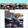 Whimsical Green Frog Car Hanging Ornament Cute Acrylic Keyring Home Decoration