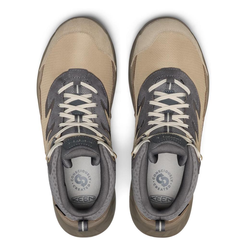 Trekking Shoes HIGHTRAIL MID WP High Trail Mid Waterproof GREY Cm [KEEN] Men's SAFARI/STEEL 26.0