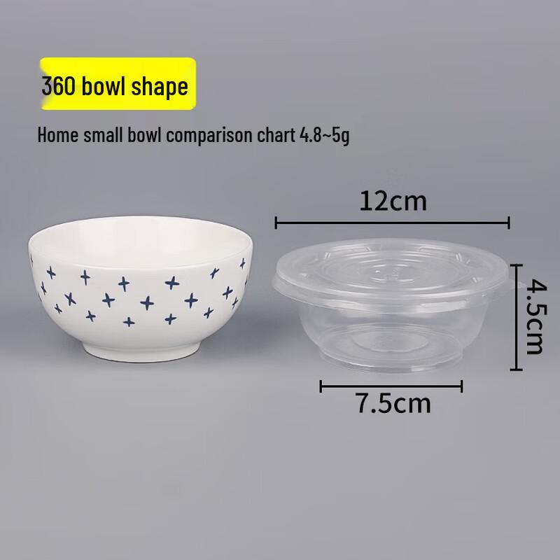 

Коммерческие одноразовые пластиковые суповые миски с крышками