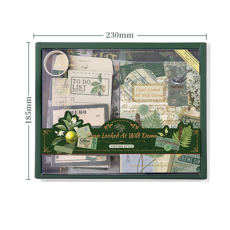 Xin Mo Qun Island River Warm Retro Journal Gift Set