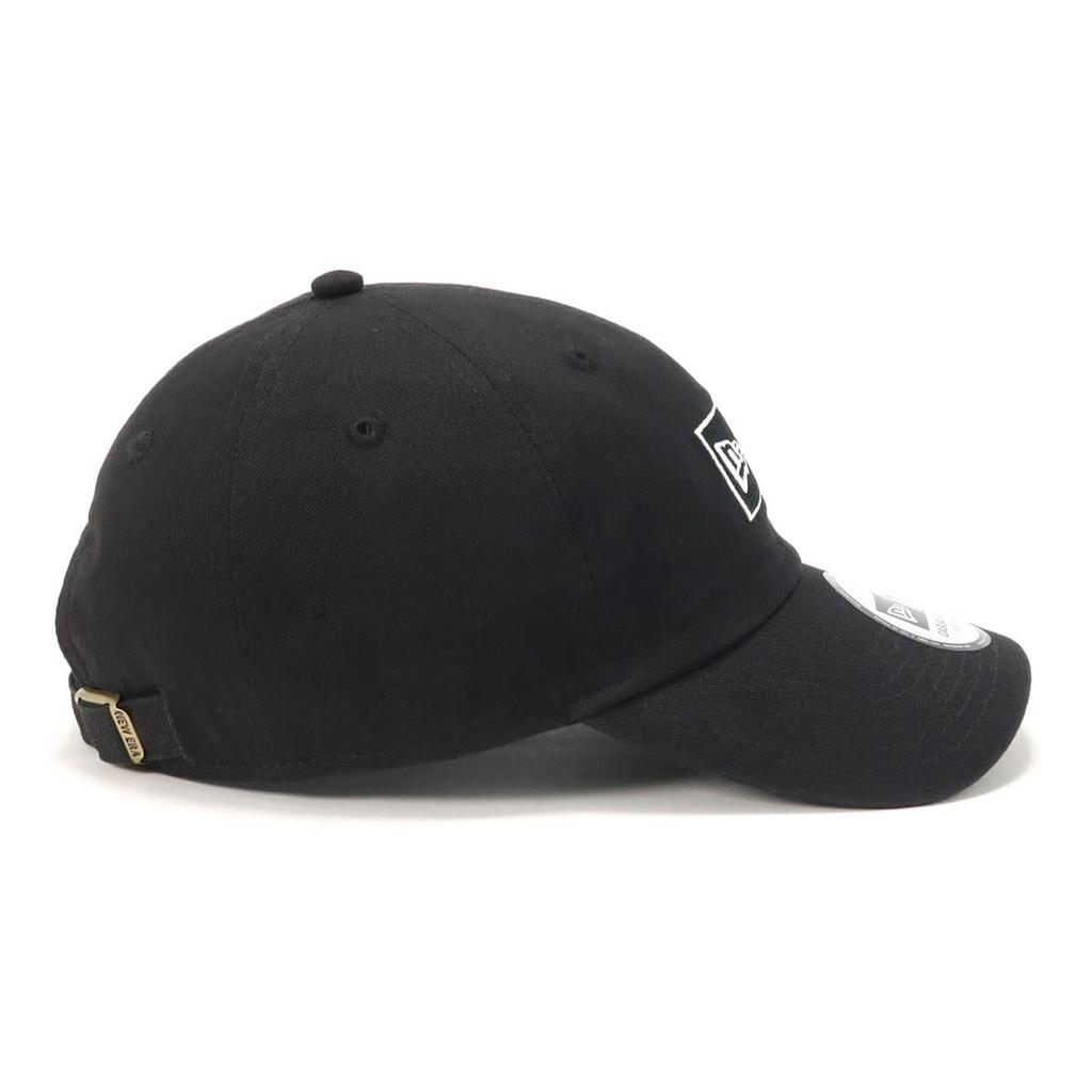 [New Era] Cap Box Logo Casual Classic Black FREE CASUAL CLASSIC BOXLOGO BLK WHI 25J