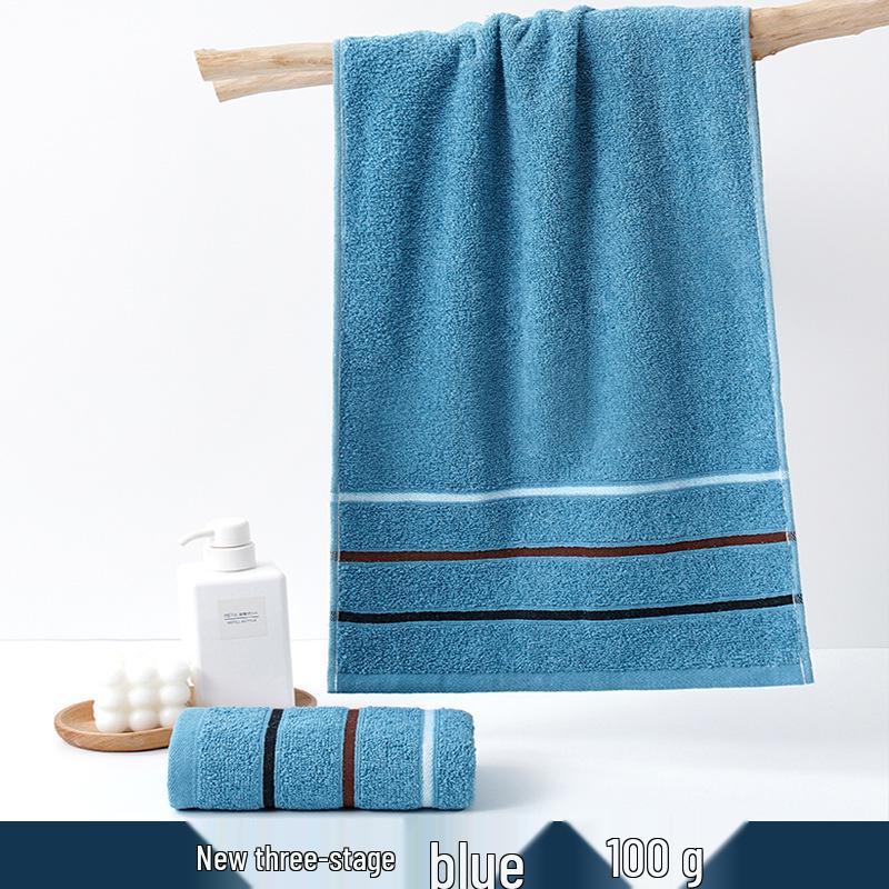 100% Bomull Absorberande Vuxenhandduk – Förtjockad, Mjuk, Ren Bomull