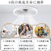 Rikikokiri LED Ceiling Light with Fan [Energy-Saving, Bright, and Energy-Efficient] 58W, 4,000ml Capacity, Stepless Color and Dimming, Night Light