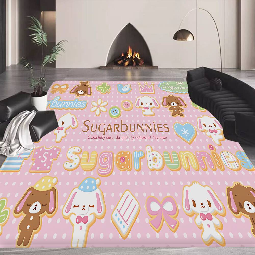 Cartoon Anime S-Sugarbunnies Floor Carpet Nordic Style Home Doormat Bathroom-Toilet Mats Bedroom Hotel Decor Mat